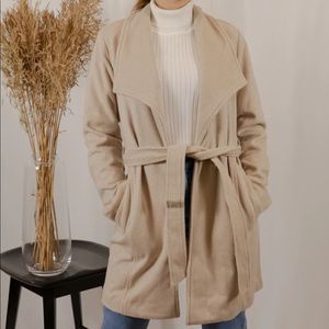 Checkered Fleece Coat